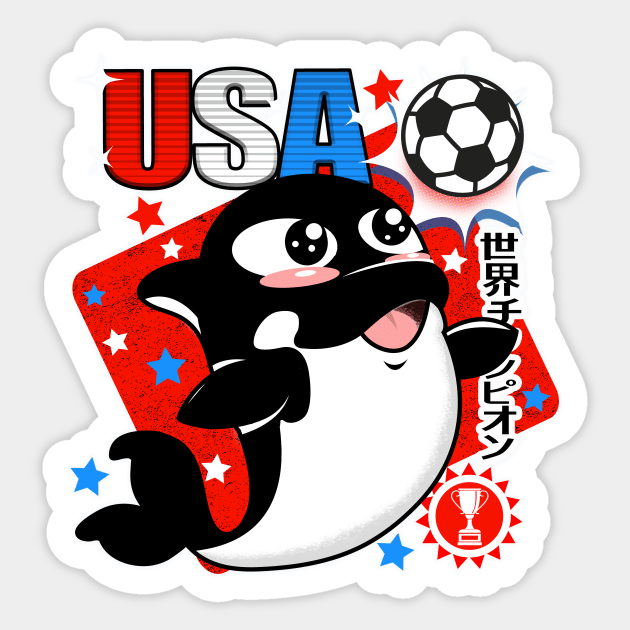 USA Soccer Champs Sticker by PalmGallery